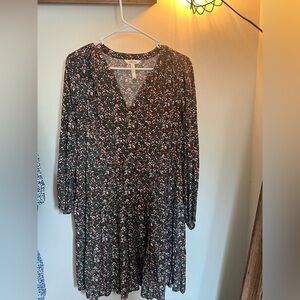 Matilda Jane floral V neck Sundress/Pockets/Beautiful condition, extreme comfort